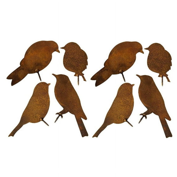 Metal Bird Ornaments Iron Art Crafts Shape Silhouette Sculpture Home Decoration Outdoor Garden Fence