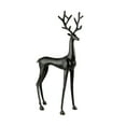 thumbnail image 1 of Metal Black Reindeer Christmas Decor, Small Alloy Deer Sculpture Christmas Figurine, European Christmas Table Figurines for Mantel Fireplace Living Room Bedroom, 1 of 7