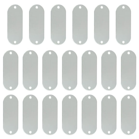 Metal Blanks Ticket with Polished Finish Stainless Steel Texture Suitable for Warehouse Organization and Branding Needs