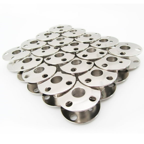 Metal Bobbins #172222 Compatible with Singer Class 66,66-6, 99, 99-13, 185, 185CL,192,201 (20PCS)