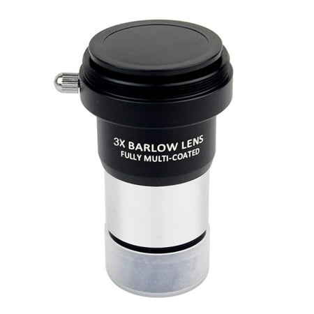 Metal Body Fully Multi-Coated 3X Lens for Astronomical Astronomy Eyepieces 31.7mm M42 x0.75 Thread Interface