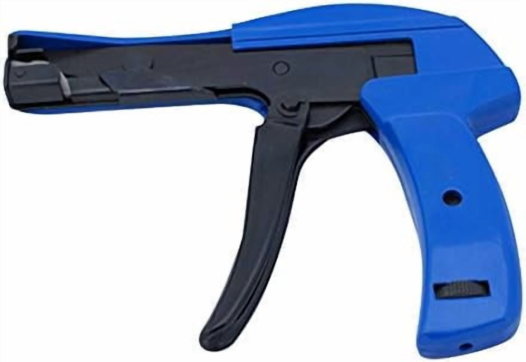 Metal Body Zip Tie Tool Tension Gun & Cutter, For Nylon Zip Ties 18 to 50Lbs Tensile Strength