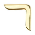 thumbnail image 1 of Unique Bargains Metal Book Corner Protectors Edge Cover Guard 15 x 15 x 3mm Gold Tone 100Pcs, 1 of 3