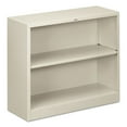 thumbnail image 1 of Metal Bookcase, Two-Shelf, 34-1/2w X 12-5/8d X 29h, Light Gray, 1 of 5