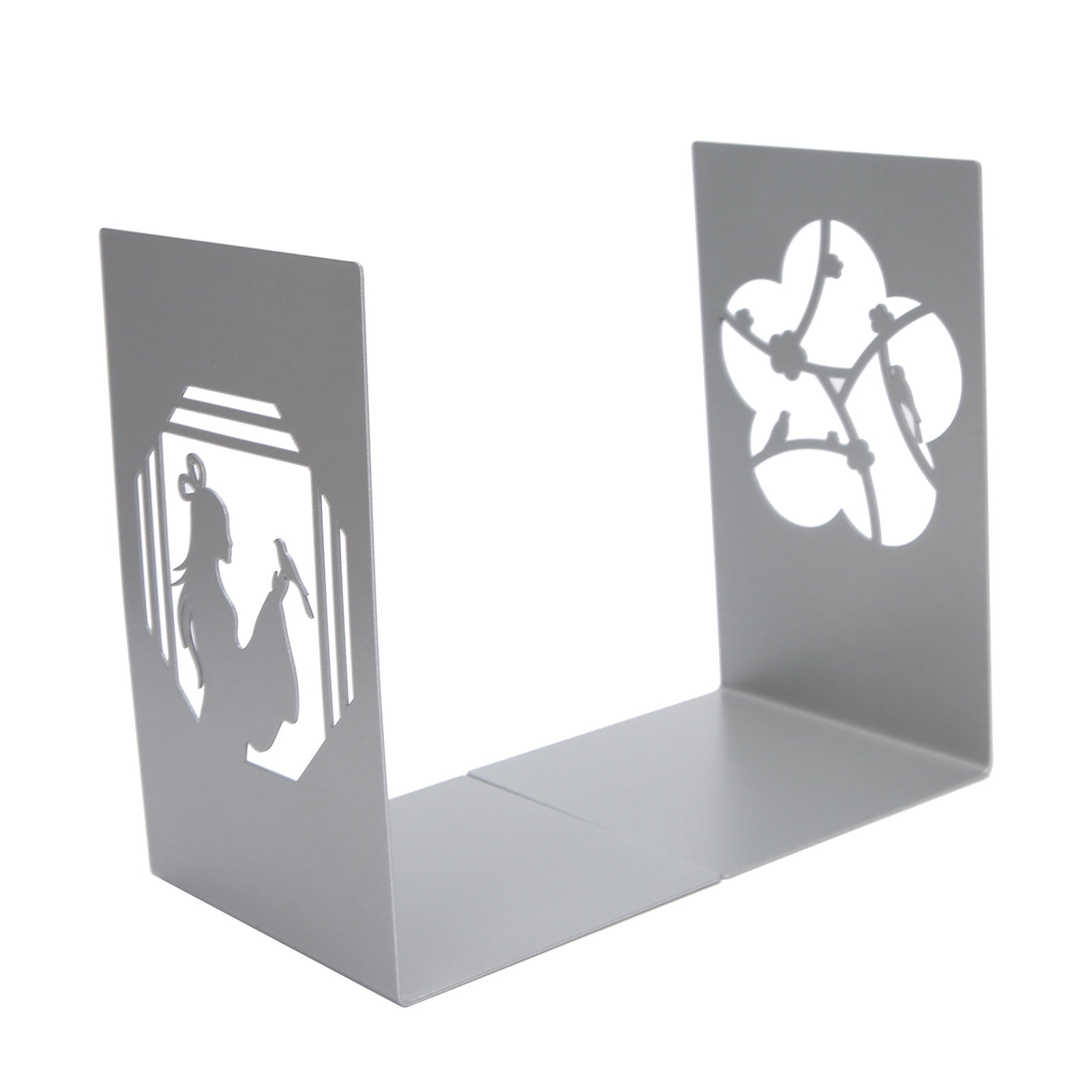 Metal Bookend, Practical Ancient Style Firm Desktop Bookshelf, Iron For Office Home Desktop Book