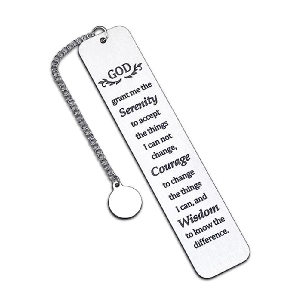 Metal Bookmark with Inspirational Bible Verse – High-Quality Steel ...