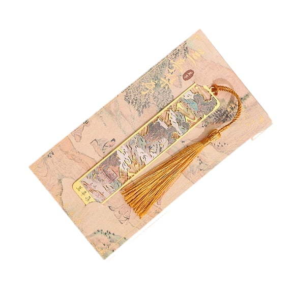 Metal Bookmarks Handmade Delicate with Pendant Hollow for Book Lovers