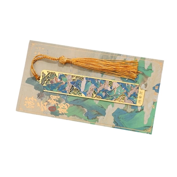 Metal Bookmarks with Pendant, Handmade Metal Bookmarks for Book Lover Page Markers Book for Women Men and Students