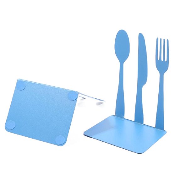 Metal Books Stand Bookends for Displaying Book, Picture Albums, Notebooks Books Stand, Hollow Out Books Display Stand