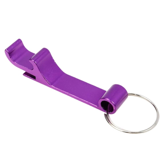 Metal Bottle Opener Keychain Aluminum Beer Opener Portable Pocket Opener with Key Ring Multi Color Compact Size 1PCS
