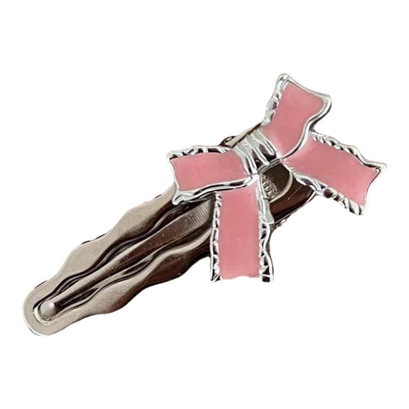 Metal Bow Light Luxury Edge Clip Hair Accessory For Women New