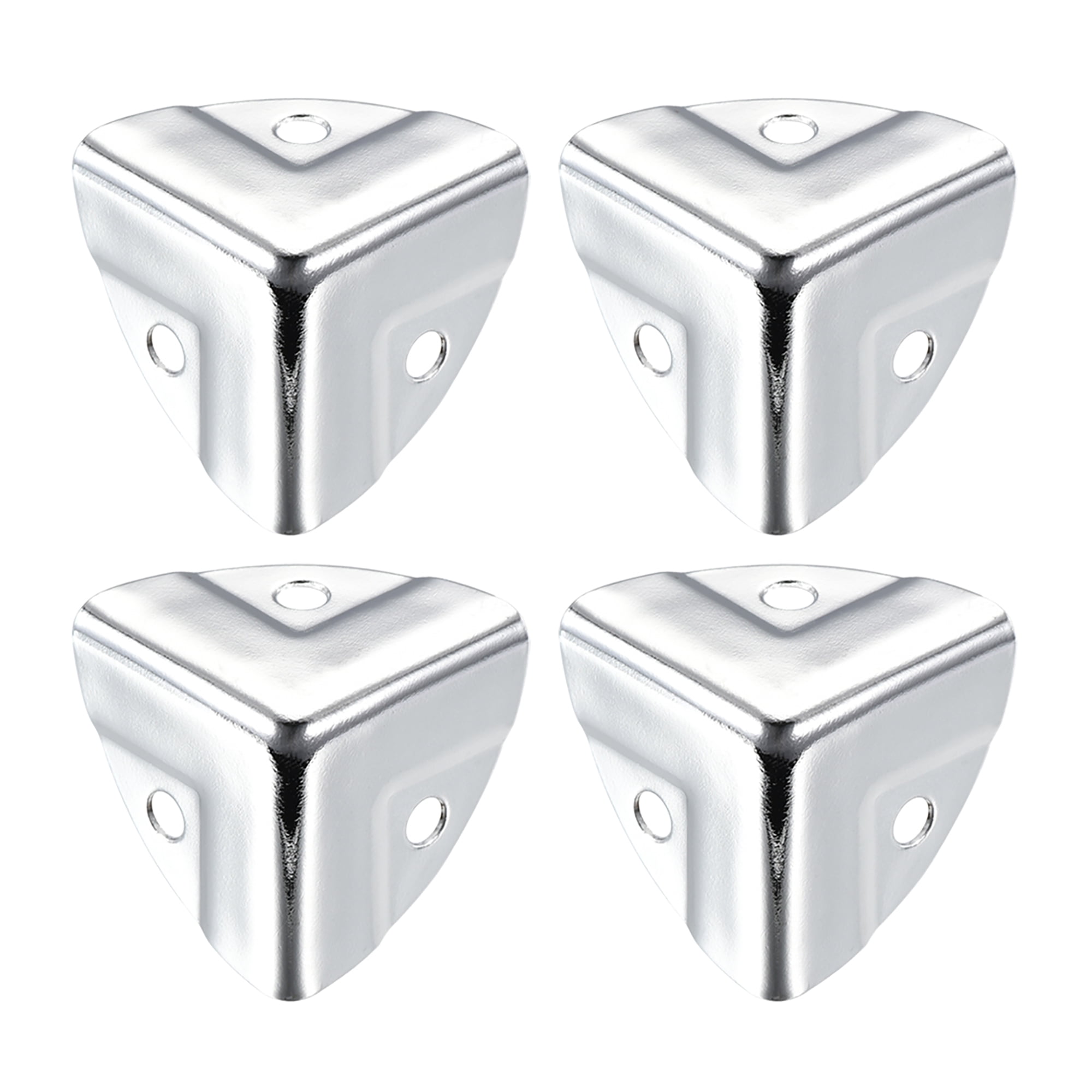 Unique Bargains Metal Box Corner Protectors Wooden Box Edge Guard ...