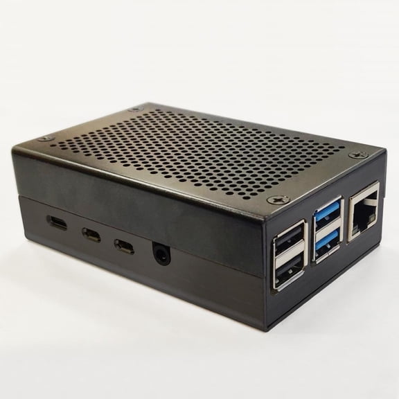 Metal Box Shell Case Cover Compact Design Easy Installation for Raspberry Pi 4 Parts