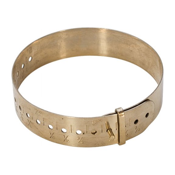 Metal Bracelet Bangle Measuring Gauge with Inches Jewelry Making Tool - GAU-120.00