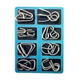 thumbnail image 1 of Metal Brain Teaser Puzzle,Interwoven Ring Puzzle Game,Challenging Iron Ring Puzzle,Educational Thinking Puzzle Toy,Logic Brain Teaser Game,Metal Puzzle For Kids And Adults, 1 of 1