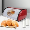 thumbnail image 1 of Metal Bread Box 1Pc Metal Dustproof Bread Box Household Storage Bin Practical Food Container, 1 of 10