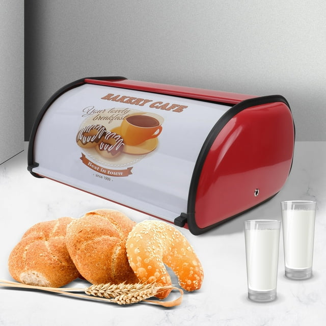 Metal Bread Box 1Pc Metal Dustproof Bread Box Household Storage Bin Practical Food Container