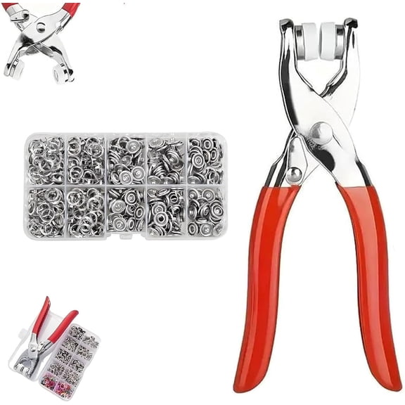 Metal Buckle Manual Pressure Pliers,2026 New Snap Button Set, DIY Hand Sewing Tools for Fabrics, Clothes, Bags, and Jeans