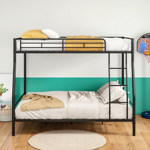 Metal Bunk Bed - No Box Spring, Good for Small Bedroom and Hostel