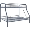 thumbnail image 1 of Hollywood Metal Bunk Bed, Twin over Full, Metal Bunk Bed for Kids – Gray, 1 of 8