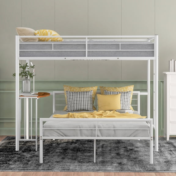 Metal Bunk Bed with Simple Assembly and Instruction Manual / Easy to Set Up