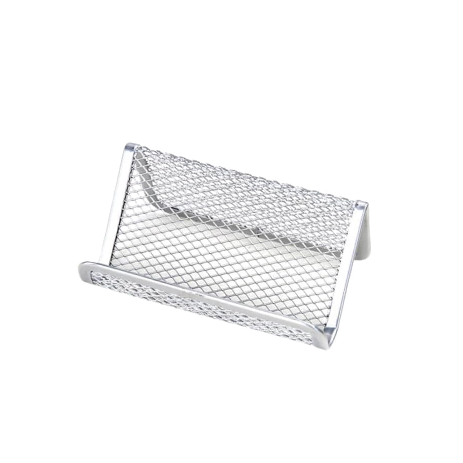 Metal Business Card Holder Phone Stand Desktop Organizer for Office ...