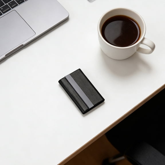 Metal Business Card Holder with RFID Blocking Slim Design for and Everyday Use