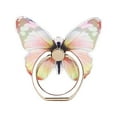 thumbnail image 1 of Metal Butterfly Cell Phone Ring Holder, Finger Kickstand Back Stand Hand Grip Compatible with Smartphone, Tablet, E-Reader, 1 of 4