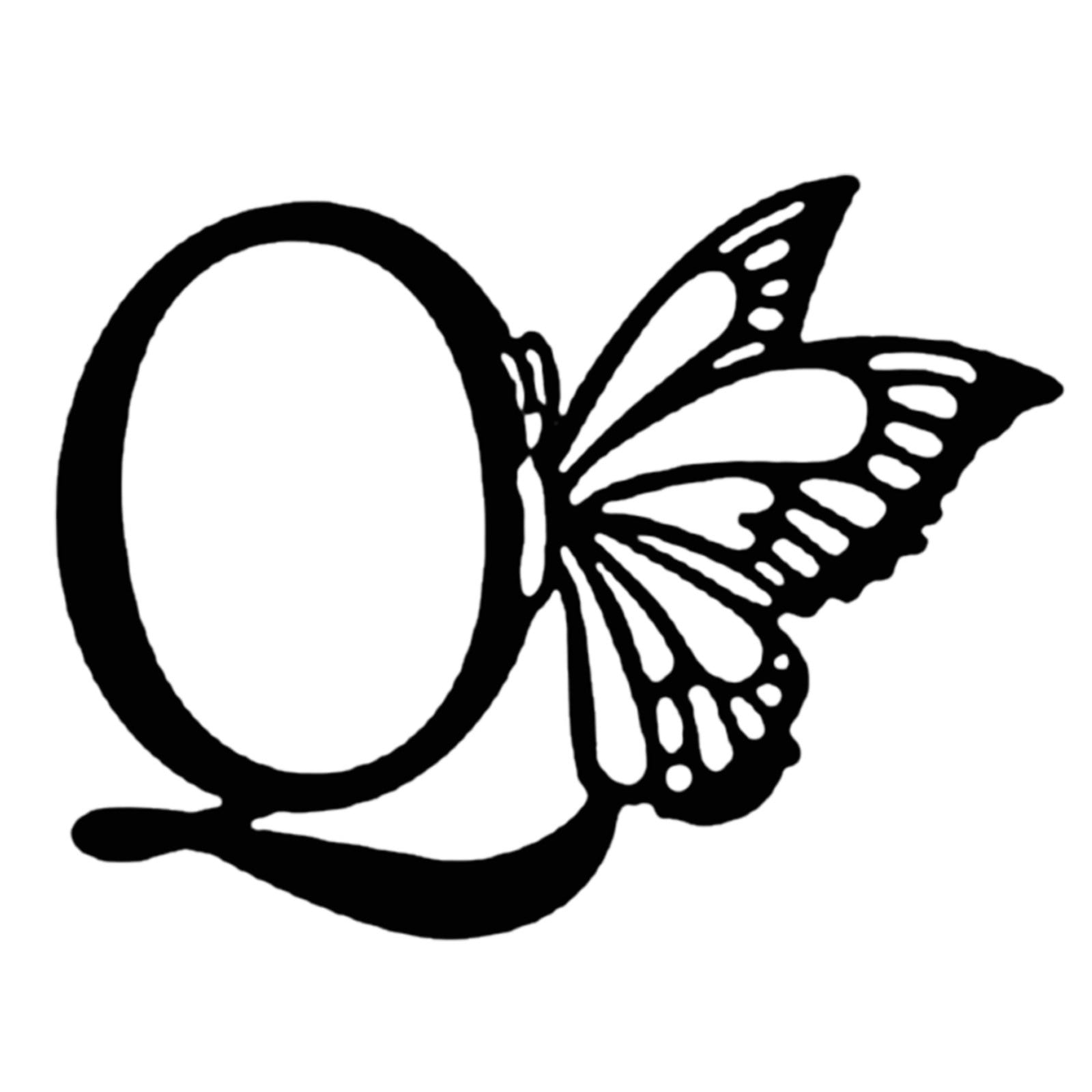 Metal Butterfly Sign Butterfly Letter Sign Letter Monogram Sign Metal