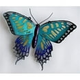 thumbnail image 1 of Metal Butterfly in Blues Wall Decor, 1 of 1