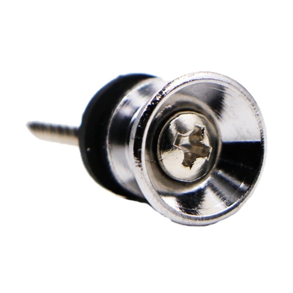 Metal Button Security Straplock Quick Release Strap Retainer System For Electric Acoustic Guitar, Bass, Ukulele