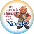 thumbnail image 1 of Metal Button "Humble Norsk", 1 of 2