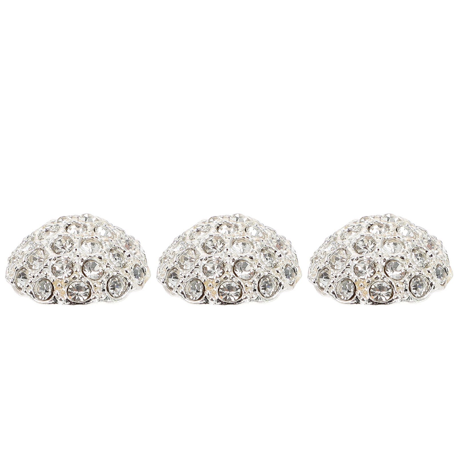 Metal Buttons with Circle Rhinestone Brooch Alloy Crystal for Sofa ...