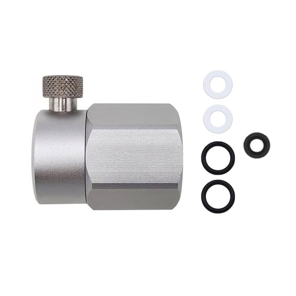 Metal CO2 Transfer Adapter Set for Easy Homes Refilling Sodas Water Maker Bottles