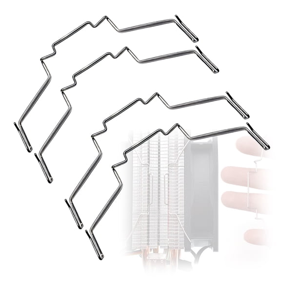 Metal CPU Fan Clip Set Internal External 2Pair Efficient Cooling Secure Universals CPU Support