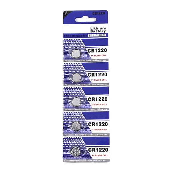 Metal CR1220 Coin Button Batteries for Watches and Calculators Coin Cell Power Supply