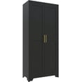 Metal with Doors and Shelves 61" Tall Kitchen Pantry