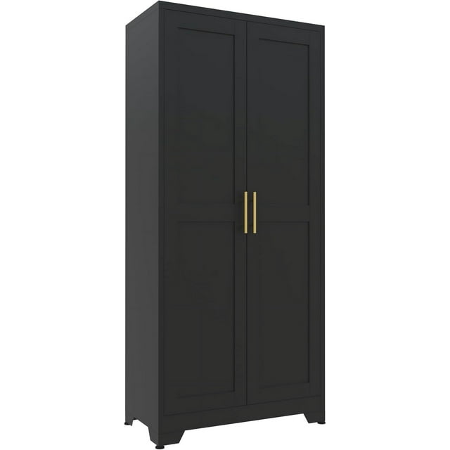 Metal with Doors and Shelves 61" Tall Kitchen Pantry