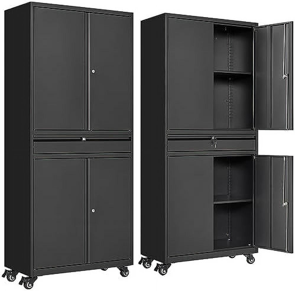 Metal with Drawers 71" File for Home Office Locking