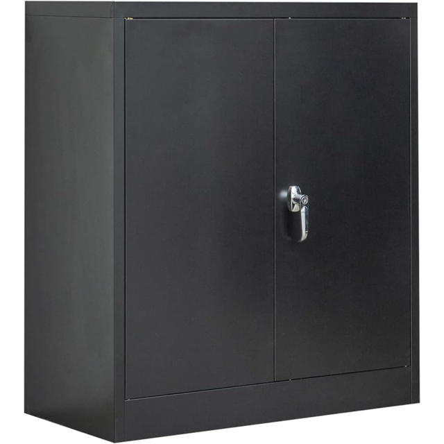 Metal with Locking Doors and Adjustable Shelves Office Steel