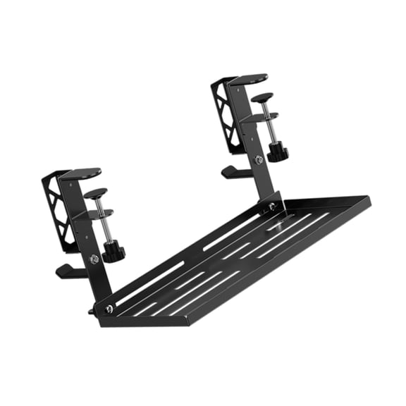 Metal Cable Management Tray Under Table Storage Rack Under Desk Cable Organizers Storage Shelf for Offices and Home