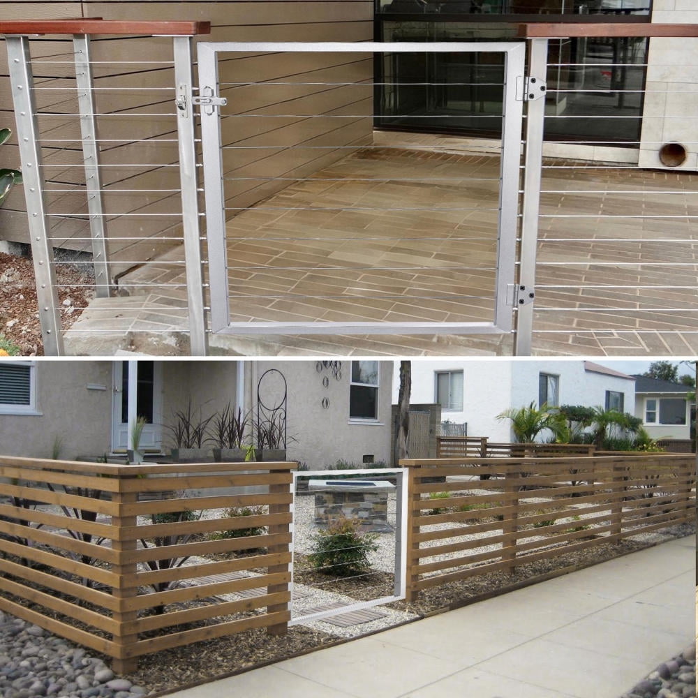 Openable Railing Gate Metal Cable Railing Gate 36