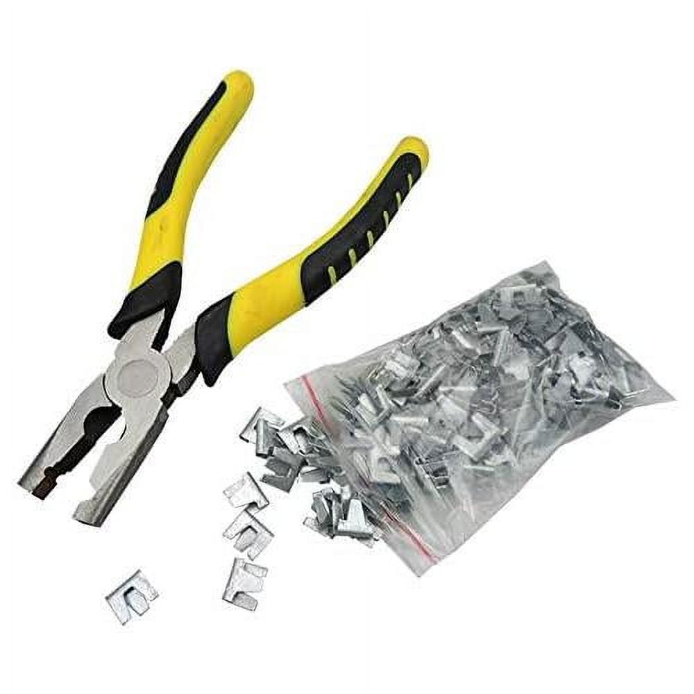 Metal Cage Clips And Heavy Duty Pliers Kit