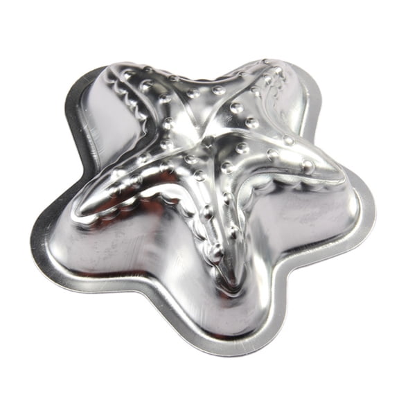 Raindrops Star Shape Aluminum Alloy Cake Baking Mold Non-Oxidizing for Oven Use
