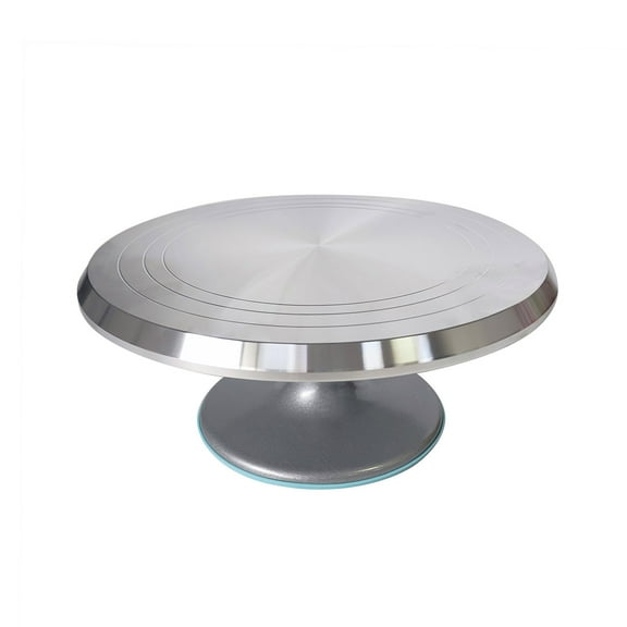 Metal Cake Decorating Turntable by Celebrate It  13.4"x6.5" Aluminum Alloy Rotating Stand for Icing & Decorating - 6 Pack