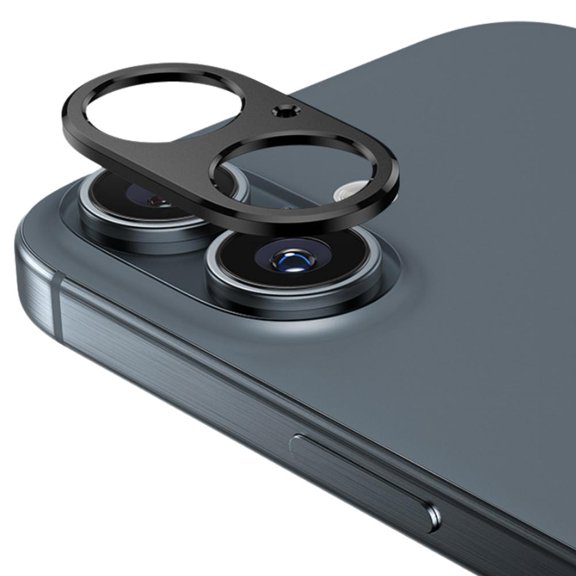 Metal Camera Bezel Protector For iPhone 16 /16Plus Hollow Cover Lens L3A1