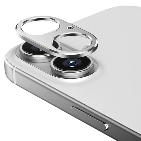 Metal Camera Bezel Protector For iPhone 16 /16Plus Lens Alloy Hollow Cover S5Q2