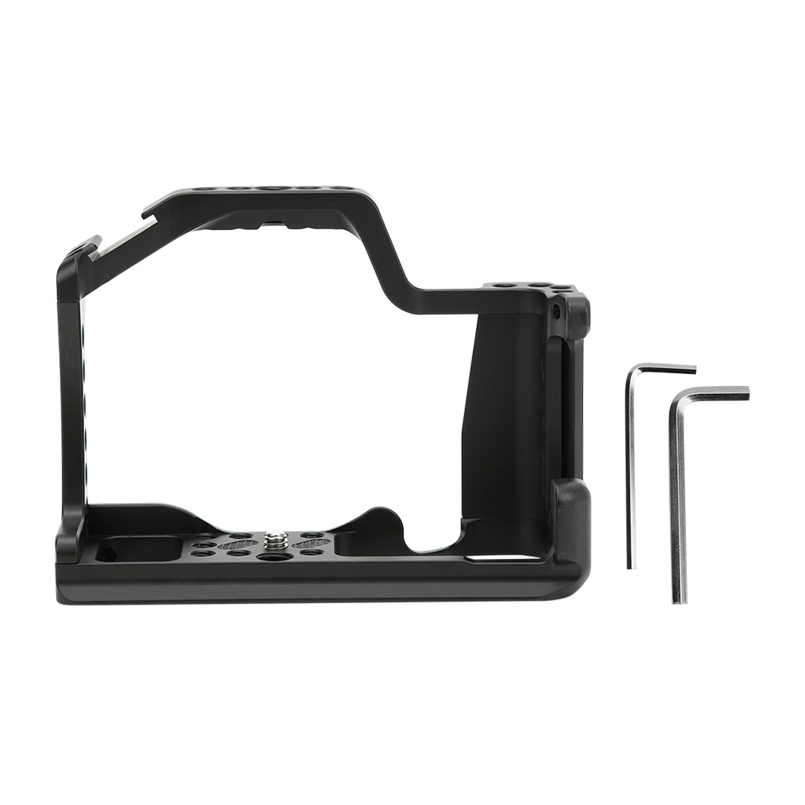 Metal Camera Cage Rig with Grip Handle Cold Shoe Expansion Accessories ...