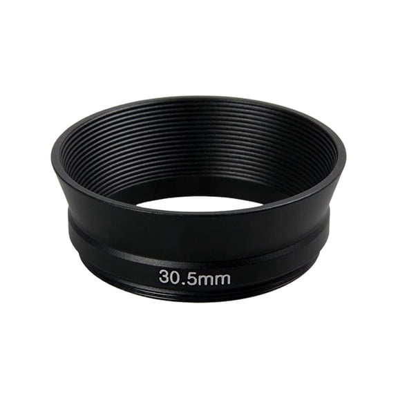 Metal Camera Lens Shade Easy Rotating Installation Minimizes Flare for 35 Series