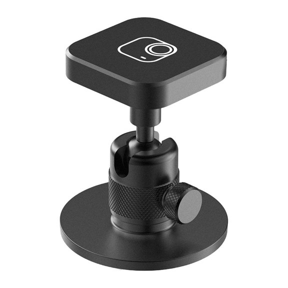 Metal Camera Mount with 360° Rotating Ball Joint for Versatile Shooting, Reusable & Residue-Free Adhesion